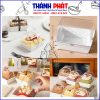 Hộp giấy nắp cao đựng bánh E1209 - Hộp giấy đựng bánh 1209 - Hộp giấy chữ nhật đựng bánh nắp trong - Hộp giấy đựng bánh cuộn kem 1209 - Hộp giấy đựng bánh crepe trái cây 1209