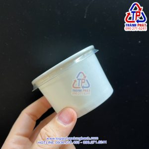 Ly giấy 120ml đựng tàu hủ singapore - Ly giấy 120ml đựng sữa chua phô mai - Ly giấy đựng topping trà sữa - Ly giấy nhỏ 120ml đựng sốt