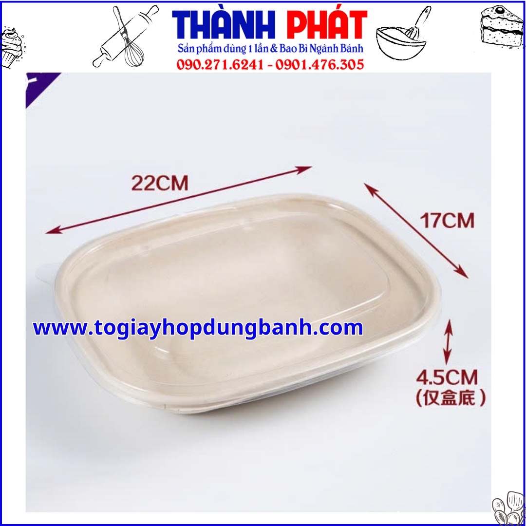 Hộp bã mía 1 ngăn đựng cơm sầu riêng - Hộp bã mía đựng bánh ngọt - Hộp bã mía đựng sushi - Hộp bã mía đựng sashimi - Hộp bã mía đựng thức ăn healthy Hộp bã mía 1 ngăn đựng cơm sầu riêng - Hộp bã mía đựng bánh ngọt - Hộp bã mía đựng sushi - Hộp bã mía đựng sashimi - Hộp bã mía đựng thức ăn healthy - salad