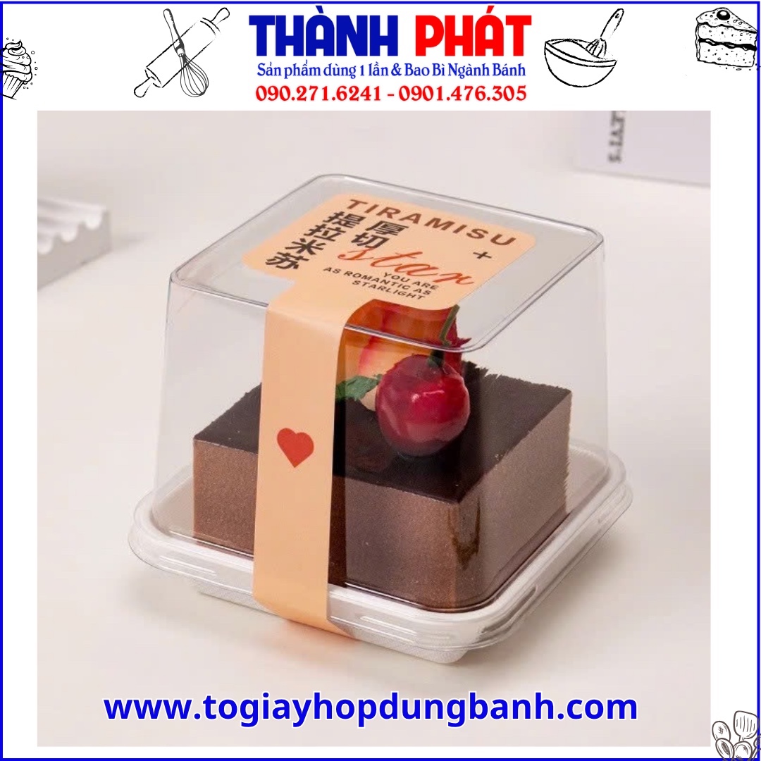 Hộp đựng bánh GY-757 đựng bánh flan - Hộp đựng bánh tiramisu - Hộp đựng bánh mousse - Hộp vuông đựng bánh lạnh - Hộp đựng bánh Thành Phát Hộp đựng bánh GY-757 - Hộp đựng bánh tiramisu - Hộp đựng bánh mousse - Hộp vuông đựng bánh lạnh - Hộp đựng bánh Thành Phát