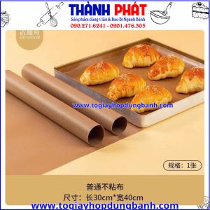 Kích thước vải nướng bánh 30x40 -Vải nướng bánh chống dính- Vải nướng bánh chống thấm nước-Vải nướng bánh sang trọng