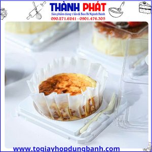 hộp bánh mousse kèm nĩa- hộp bánh HT329- hộp đựng bánh tráng miệng- hộp bánh kem mini- hộp nhựa đựng bánh đẹp