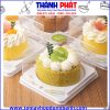 hộp đựng bánh bông lan trong suốt- hộp nhựa đựng bánh mousse- hộp đựng bánh flan gato- hộp nhựa đựng bánh mini