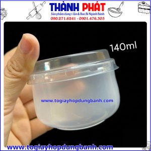 hộp đựng bánh flan nướng 140ml- hộp pudding lớn- hũ đựng panna cotta- hũ nhựa đựng dessert- hũ pudding giá rẻ