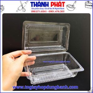 hộp đựng bánh mini- hộp bánh takeaway- hộp đựng bánh lạnh- hộp nhựa PET đựng thực phẩm