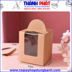 hộp giấy đựng bánh cupcake- hộp bánh mini cupcake- hộp cupcake đẹp- hộp cupcake có quai xách -hộp bánh cupcake cao cấp
