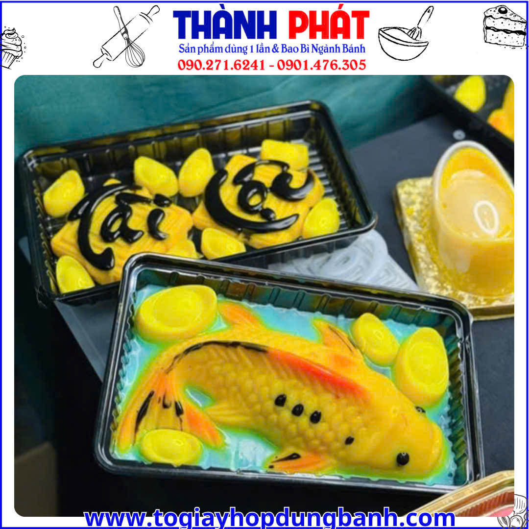 hộp rau câu cá chép H9- hộp nhựa đựng rau câu- hộp đựng bánh rau câu 3D -hộp nhựa chữ nhật đựng bánh hộp rau câu cá chép H9- hộp nhựa đựng rau câu- hộp đựng bánh rau câu 3D -hộp nhựa chữ nhật đựng bánh