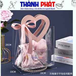 túi pvc trong suốt đựng bánh 8-3- túi đựng bánh cupcake- túi đựng quà dễ thương túi -đựng bánh handmade túi -pvc đựng quà cao cấp