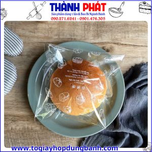 túi xếp đáy đựng bánh- túi hoa cúc đựng bánh -túi nilon đựng bánh ngọt- túi đựng bánh handmade