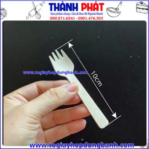 Kích thước nĩa gỗ 10cm- nĩa gỗ dùng 1 lần- nĩa gỗ ăn bánh- nĩa gỗ ăn mousse- nĩa gỗ tiramisu- nĩa gỗ nhỏ- nĩa gỗ thân thiện môi trường
