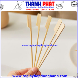 Xiên cờ 15cm dùng xiên bánh trong tiệc teabreak -Xiên gỗ 15cm dùng xiên trái cây- Xiên gỗ 15cm xiên thịt nướng