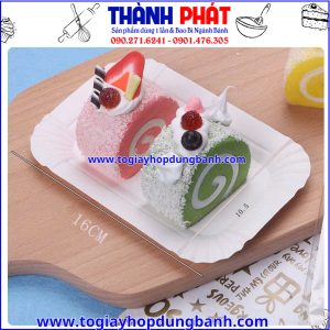dĩa giấy mini- dĩa giấy đựng thức ăn- dĩa giấy tiệc sinh nhật- dĩa giấy take away
