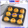 hộp 9 ngăn đen đựng bánh trung thu 75g -hộp đựng 9 cái bánh thỏi vàng- hộp đựng rau câu cao cấp- hộp bánh trung thu đẹp