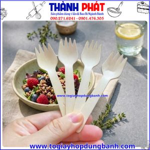 nĩa gỗ 10cm- nĩa gỗ dùng 1 lần- nĩa gỗ ăn bánh- nĩa gỗ ăn mousse- nĩa gỗ tiramisu