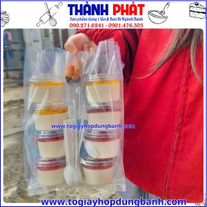 túi đựng hũ panacotta- túi đựng ly trà sữa- túi đựng khay 4 ly- túi đựng khay 6 ly-túi đựng hộp quà