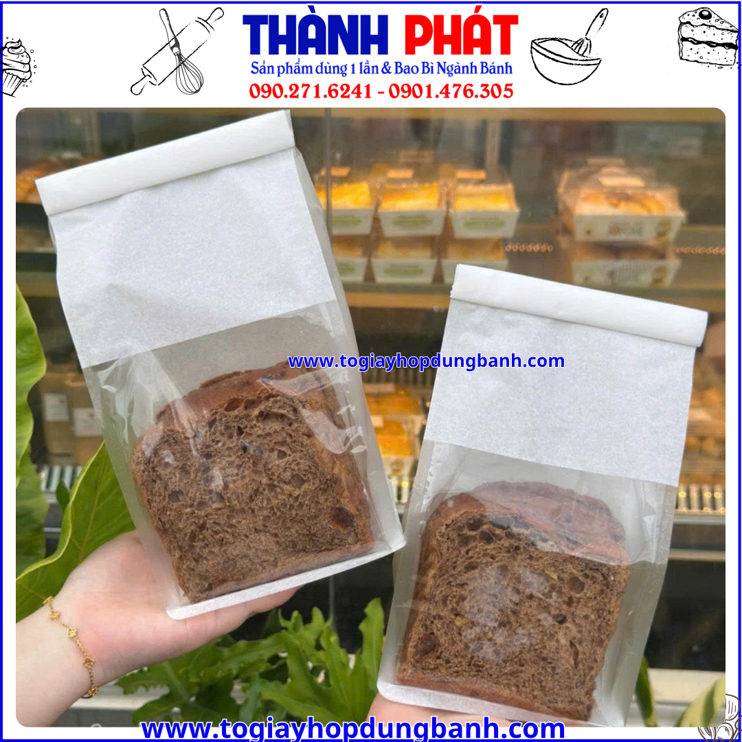 Túi gấp mí nhỏ- Túi giấy gấp mí 13x10x28cm- Túi đựng bánh mì hoa cúc- Túi giấy đựng bánh ngọt- Túi giấy sandwich- Túi giấy bakery- Túi giấy có cửa sổ Túi gấp mí nhỏ- Túi giấy gấp mí 13x10x28cm- Túi đựng bánh mì hoa cúc- Túi giấy đựng bánh ngọt- Túi giấy sandwich- Túi giấy bakery- Túi giấy có cửa sổ