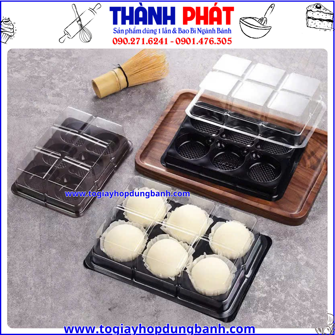 Hộp FG335- Hộp nhựa FG335- Hộp đựng bánh trung thu 6 ngăn- Hộp bánh 6 ngăn, hộp đế đen 6 ngăn Hộp FG335- Hộp nhựa FG335- Hộp đựng bánh trung thu 6 ngăn- Hộp bánh 6 ngăn, hộp đế đen 6 ngăn